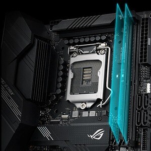 Asus ROG Strix H470-I GAMING Desktop Motherboard - Intel H470 Chipset - Socket LGA-1200 - Intel Optane Memory Ready - Mini
