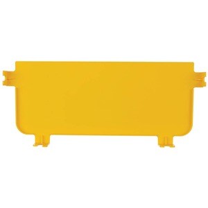 Tripp Lite by Eaton Toolless Raceway End Cap for Fiber Routing System 240mm 10in - End Cap - Yellow - Polyvinyl Chloride (