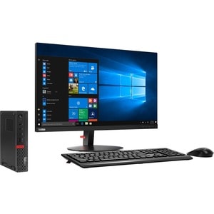 Lenovo ThinkCentre M920q 10T1S01708 Desktop Computer - Intel Core i5 9th Gen i5-9600T - vPro Technology - 8 GB - 128 GB SS