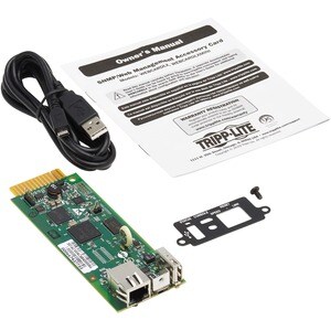 Tripp Lite by Eaton WEBCARDLXMINI Web Management Accessory Card for Select Tripp Lite UPS Systems - 1 x Network (RJ-45) Po