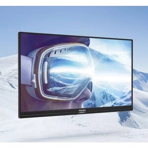 Philips 242S1AE 24" Class Full HD LCD Monitor - 16:9 - Textured Black - 60.5 cm (23.8") Viewable - In-plane Switching (IPS