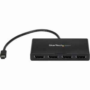 StarTech.com Signal Splitter - Plastic - 30 Hz to 60 Hz - 3840 × 2160 - DisplayPort