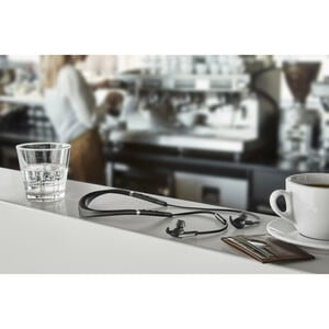 Jabra Elite 65e Wireless Earbud, Behind-the-neck Earset - Titanium Black - Binaural - In-ear - 1000 cm - Bluetooth - 32 Oh
