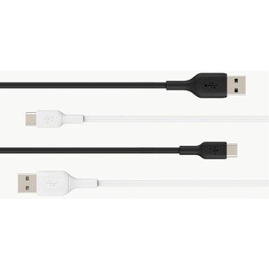 Belkin USB-C to USB-A Cable (3m / 9.8ft, Black) - 2.99 m USB-C/USB-A Data Transfer Cable for Smartphone, Tablet, Notebook,