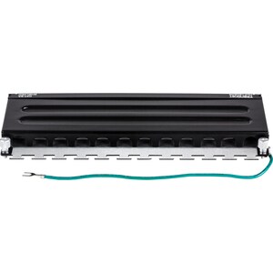 12-port Cat6a Shielded Wall Mount Patch Panel