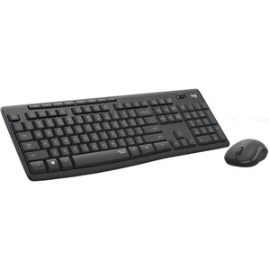 Logitech MK295 Keyboard & Mouse - English (US) - USB Wireless RF - Keyboard/Keypad Color: Graphite - USB Wireless RF Mouse