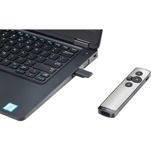 Kensington Mando PowerPointer para presentaciones. Tecnología inalámbrica: RF, Interfaz de receptor inalámbrico: USB, Tipo