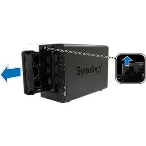 Synology DiskStation DS220+ 2 x Gesamtzahl Einschübe SAN/NAS-Speichersystem - Intel Celeron Dual-Core 2 GHz - 2 GB RAM - D