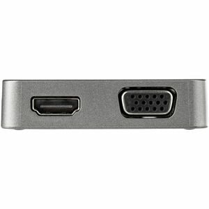 StarTech.com USB-C Multiport Adapter - USB 3.1 Gen 2 Type-C Mini Dock - USB-C to 4K HDMI or 1080p VGA - 10Gbps USB-A & USB