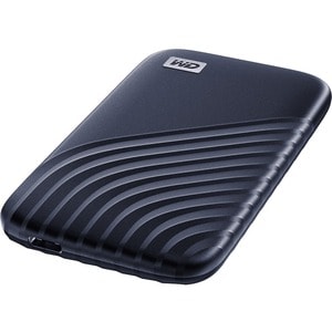 WD My Passport WDBAGF0010BBL-WESN 1 TB Portable Solid State Drive - External - Midnight Blue - Desktop PC Device Supported