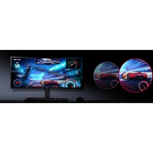 LG Ultrawide 35WN75C-B 88.9 cm (35") UW-QHD Curved Screen LED Gaming LCD Monitor - 21:9 - 889 mm Class - Vertical Alignmen