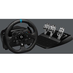 Logitech G G923 Gaming Steering Wheel - Cable - USB - PC, Xbox Series S, Xbox Series X - Black