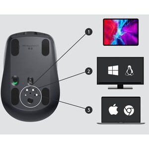 Logitech MX Anywhere 3 Compact Performance Mouse, Wireless, Comfort, Fast Scrolling, Any Surface, Portable, 4000DPI, Custo