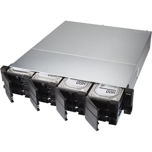QNAP Drive Enclosure - USB 3.1 (Gen 2) Type C Host Interface - 2U Rack-mountable - 12 x HDD Supported - 12 x Total Bay