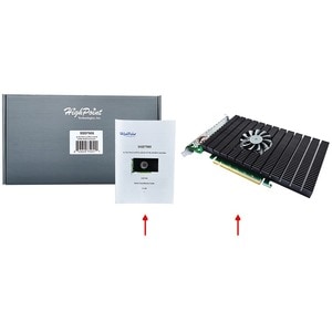 HighPoint 7500 NVMe Controller - PCI Express 4.0 x16 - Plug-in Card - RAID Supported - 1, 10 RAID Level - 4 x M.2 Interfac