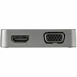 StarTech.com USB 3.1 (Gen 2) Typ C Docking Station für Notebook, Tablet-PC - Schwarz - 1 Unterstützte Displays - 4K - 3840