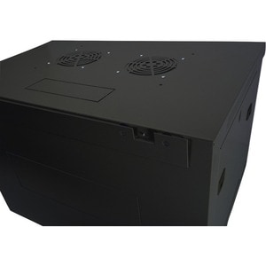 Digitus Dynamic Basic 12U Wandmontierbar Rackschrank für LAN-Schalter, Patchfeld - 482,60 mm Rack Width x 365 mm Rack Dept