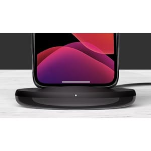 Belkin 15W Wireless Charging Stand + QC 3.0 24W Wall Charger - Input connectors: USB