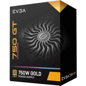 EVGA SuperNOVA 750 GT Power Supply - Internal - 120 V AC, 230 V AC Input - 3.3 V DC @ 20 A, 5 V DC @ 20 A, 12 V DC @ 62.6 