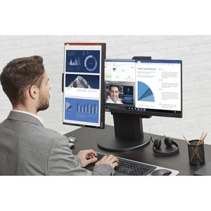 ThinkCentre Tiny-In-One 27 - 27 QHD monitor, 2560x1440 (16:09), Integrated speaker, Anti-Glare, Camera with Mic, DP/USB-B/