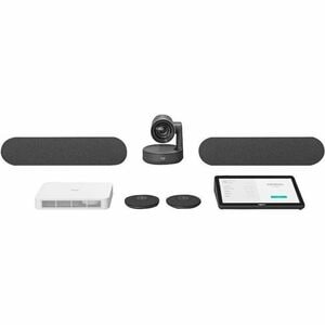 Logitech Rally Plus Video Conference Equipment - Large Room Size Supported - For Video Conferencing, Meeting Room - 3840 x
