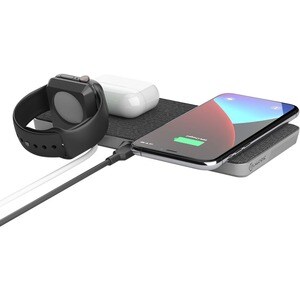 ALOGIC Ultra Power 3-in-1 Wireless Charging Dock for iPhone and Airpods with Apple Watch Charger Mount - 9 V DC Input - 5 