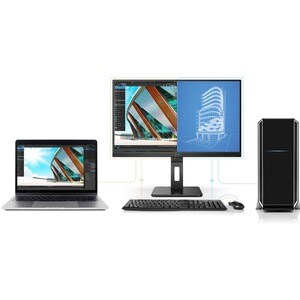 AOC 27P2C 685.8 mm (27") Class Full HD LCD Monitor - 16:9 - Black - 68.6 cm (27") Viewable - In-plane Switching (IPS) Tech