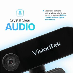 VisionTek VTWC30 Webcam - 1080p - 30 fps - USB 2.0 - 1920 x 1080 Video - CMOS Sensor - Manual Focus - Microphone - Noteboo