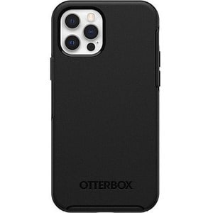 OtterBox Symmetry Case for Apple iPhone 12, iPhone 12 Pro Smartphone - Black - Drop Resistant, Bump Resistant, Bacterial R