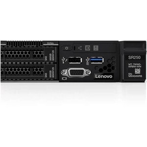 ThinkSystem SR250 1xIntel Xeon E-2246G 6C 3.6GHz 80W 1x16GB 2Rx8 SW RD 1x450W ThinkSystem SR250/SR150 Slide Rail Kit