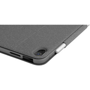 Logitech Folio Touch Keyboard/Cover Case (Folio) Apple, Logitech iPad Air (4th Generation) Tablet - Oxford Gray - Scuff Re