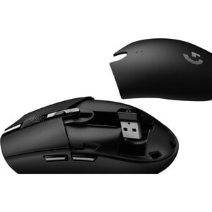 Logitech G305 LIGHTSPEED Wireless Gaming Mouse - Optical - Wireless - Wi-Fi - Black - USB - 12000 dpi - 6 Button(s)