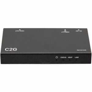 C2G 4K HDMI HDBaseT Extender over Cat Transmitter to Box Receiver - 1 Input Device - 1 Output Device - 230 ft Range - 2 x 