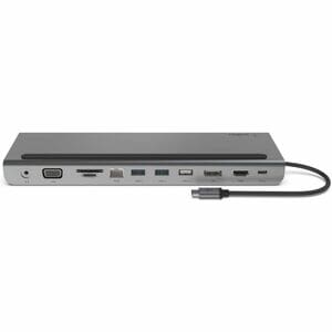 Belkin Universal USB-C 11-in-1 Multiport Dock - Laptop Docking station - USB-C - VGA, HDMI, DP - GigE - for Notebook - USB