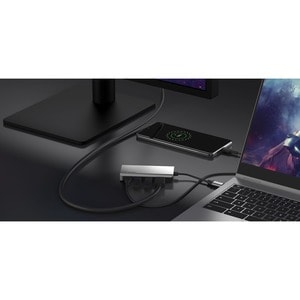 Belkin USB-C 4-in-1 Multiport Adapter, Laptop Docking Station, 2x USB-A 3.0, 4k HDMI, 100W Power Delivery - USB Type C - U