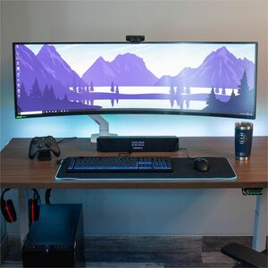 Ergotron Mounting Pivot for Monitor, Curved Screen Display, Mounting Arm - White - 124.5 cm (49") Screen Support - 19.05 k