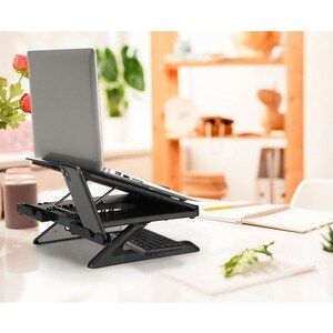 SIIG Adjustable Riser Stand Holder for Laptop up to 17" - Ergonomic Laptop Stand with 9 Level Tilt Adjustment, Cooling Kno
