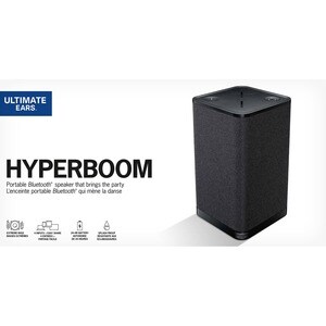 Ultimate Ears Hyperboom Portable Bluetooth Speaker - Black