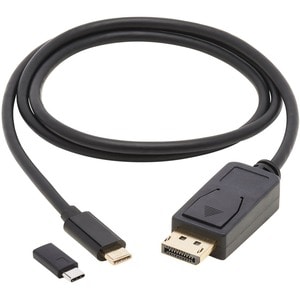 Eaton Tripp Lite Series USB-C to DisplayPort Bi-Directional Active Adapter Cable (M/M), 4K 60 Hz, HDR, Locking DP Connecto