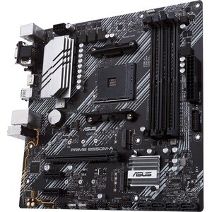 Asus Prime B550M-A/CSM Desktop Motherboard - AMD B550 Chipset - Socket AM4 - Micro ATX - 128 GB DDR4 SDRAM Maximum RAM - D