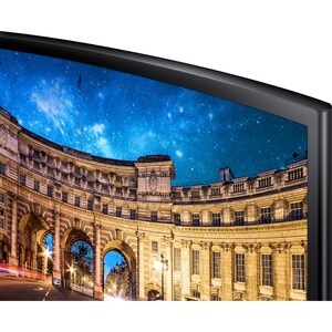 Samsung C24F390FHU 61 cm (24") Full HD LED LCD Monitor - 16:9 - Shiny Black - 609.60 mm Class - 1920 x 1080 - FreeSync - 2