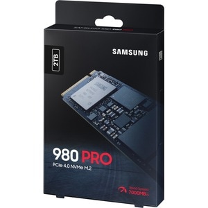 Samsung 980 PRO MZ-V8P2T0BW 2 TB Solid State Drive - M.2 2280 Internal - PCI Express NVMe (PCI Express NVMe 4.0 x4) - Blac