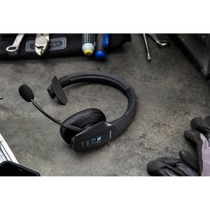 BlueParrott B450-XT BPB-45020 Wireless Over-the-head Mono Headset - Monaural - Supra-aural - 9144 cm - Bluetooth - 150 Hz 