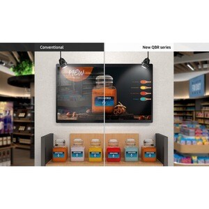 LCD Digital Signage Samsung QB24R-T 604,52 mm - Touchscreen - 1920 x 1080 - 250 cd/m² - 1080p - USB - HDMI - Seriale - LAN