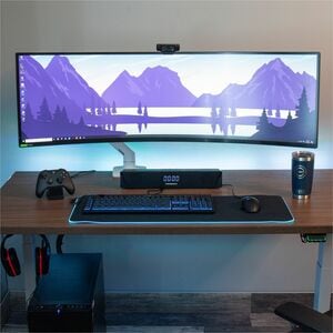 Ergotron Mounting Pivot for Monitor, Curved Screen Display, Mounting Arm - White - 124.5 cm (49") Screen Support - 19.05 k