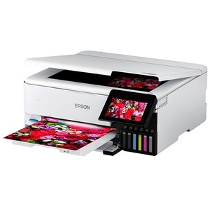 Epson ET-8500 Inkjet Multifunction Printer-Color-Copier/Scanner-5760x1440 dpi Print-Automatic Duplex Print-100 sheets Inpu