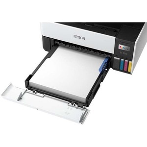 Epson EcoTank Pro ET-5150 Inkjet Multifunction Printer-Color-White-Copier/Scanner-4800x1200 dpi Print-Automatic Duplex Pri