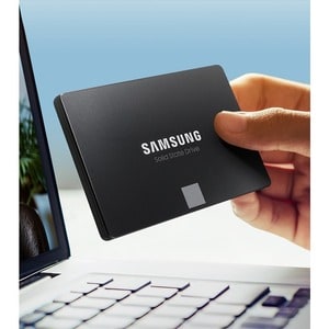 Unità stato solido Samsung 870 EVO MZ-77E2T0B - 2,5" Interno - 2 TB - SATA (SATA/600) - Nero - Desktop PC, Computer portat