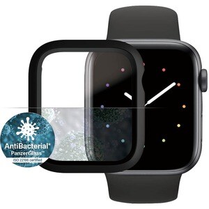 PanzerGlass Original Tempered Glass Anti-glare Screen Protector - Black - For LCD Apple Watch - Shock Resistant, Scratch R