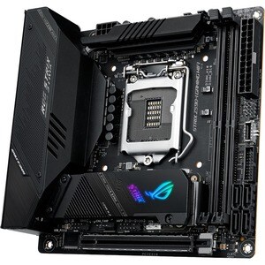 Asus ROG Strix Z590-I GAMING WIFI Desktop Motherboard - Intel Z590 Chipset - Socket LGA-1200 - Intel Optane Memory Ready -